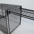 Zwart poeder gecoate metalen val